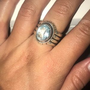 Thick Silver Vintage Ring
